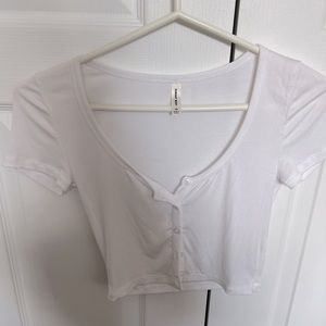 Sunday Best button t-shirt